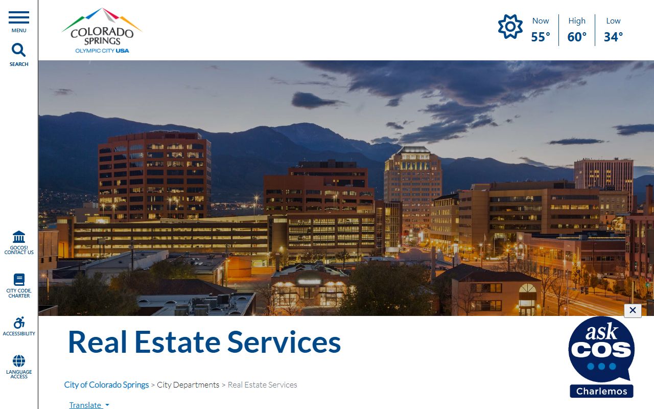 Colorado Springs Real Estate Services property information page