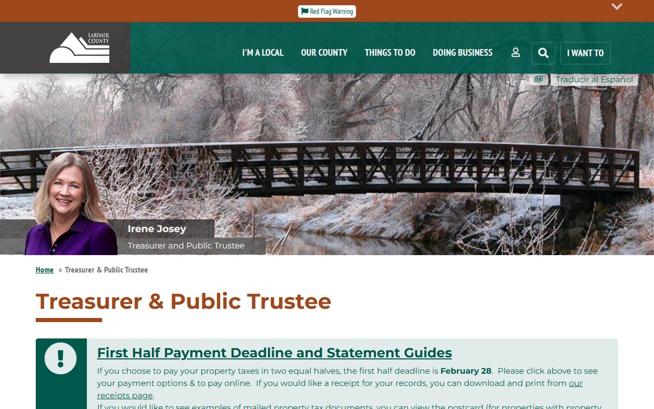 Larimer Assessor Treasurer Homepage Larimer County Property Tax Records